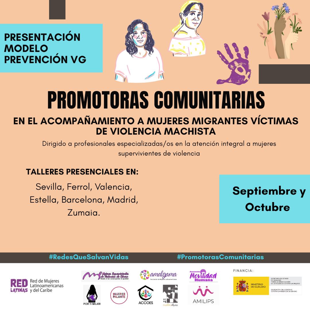 Cartel Promotoras Comunitarias Septiembre-Octubre