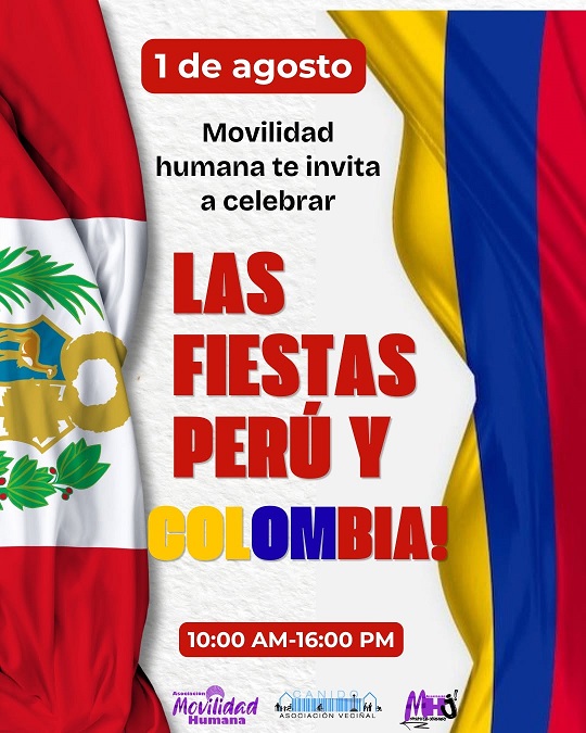 Cartel Fiestas Perú y Colombia
