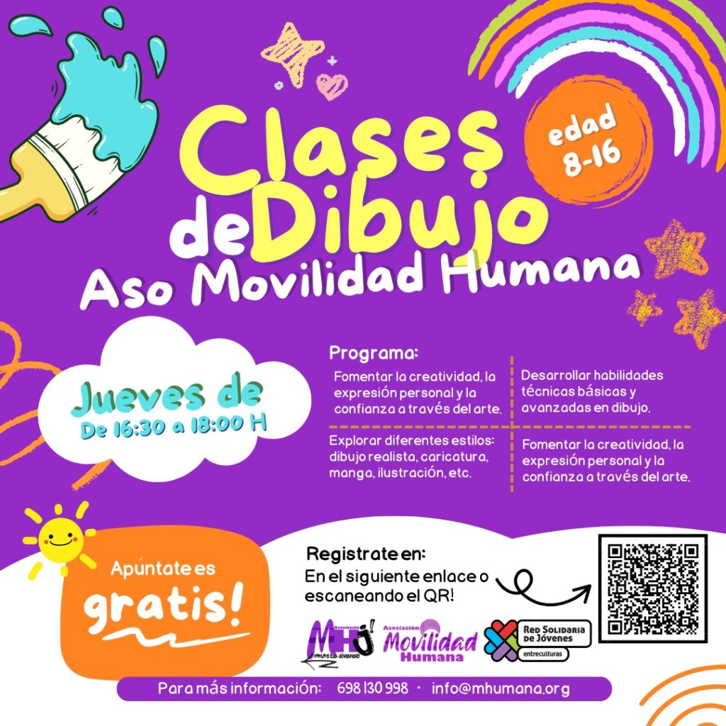 Cartel de Clases de Dibujo