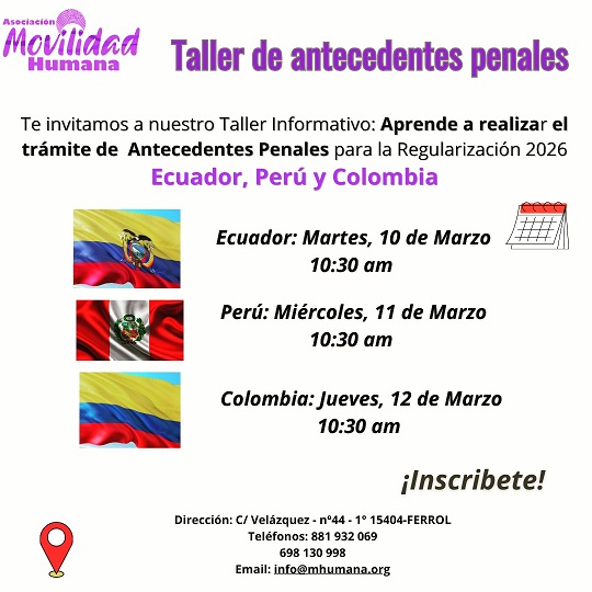 Taller de antecedentes penales